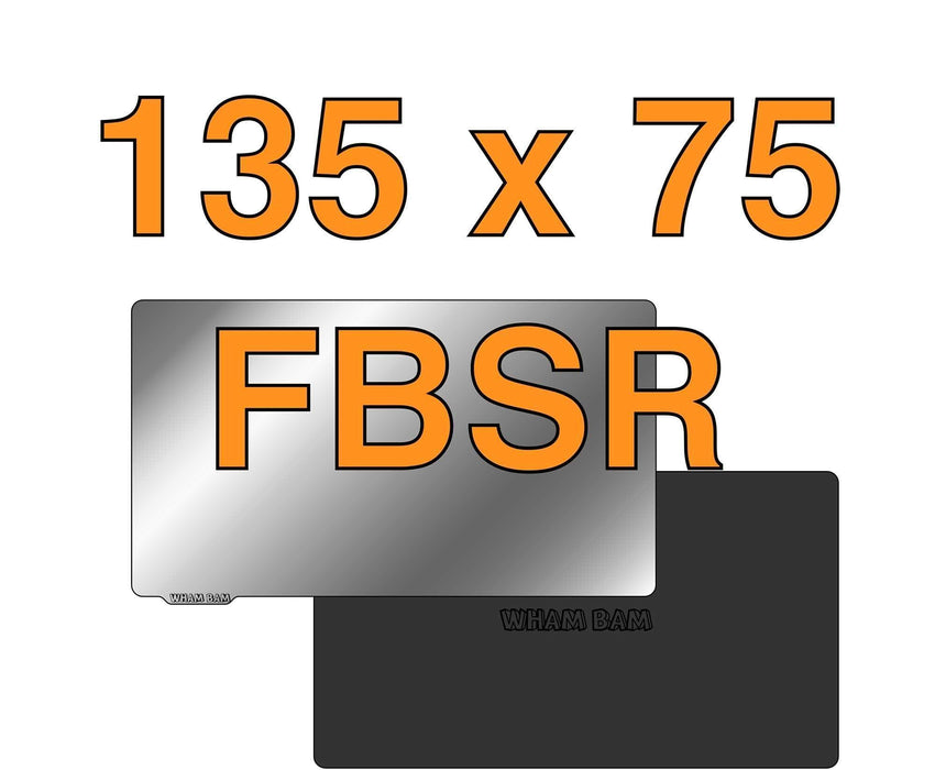 135 x 75 - Flexible Build Plate System - Resin fits Elegoo Mars and Mars Pro, Phrozen Sonic 4K and mini, and Wanhao D7