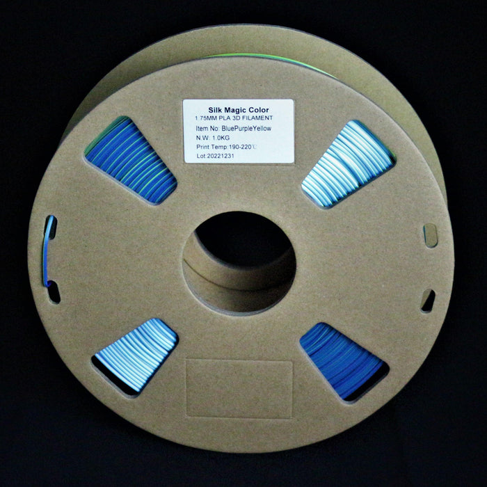 Tri-Colour - Blue/Purple/Yellow