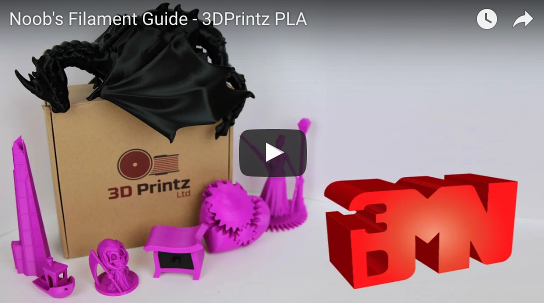 3D Maker Noob Review: 3D Printz PLA