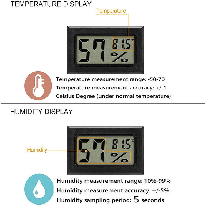 Digital Hygrometer - for use with the Stylox Dry-Store