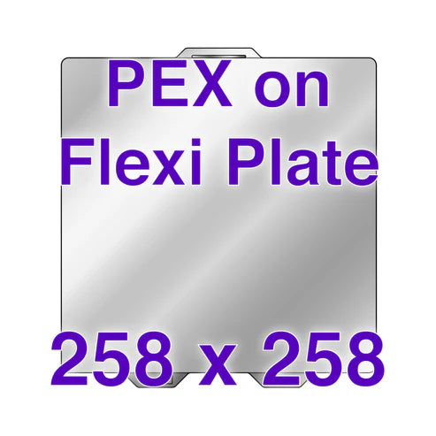 Flexi Plate with pre-installed PEX Build Surface - 258 x 258 Bambu Lab