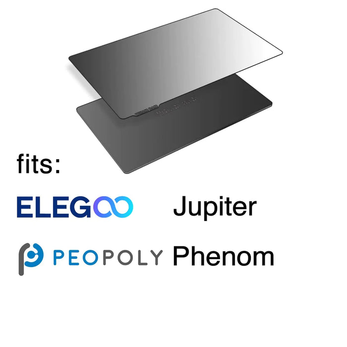 Energetic 286x165mm Elegoo Jupiter And Peopoly Phenom Flex Build
