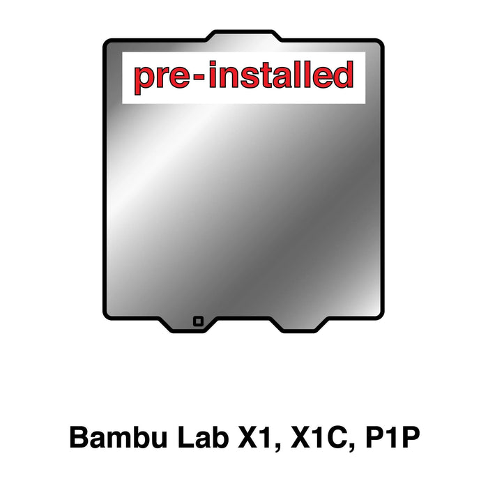 258 x 258 - Pre-Installed PEX Build Surface (Bambu Lab)