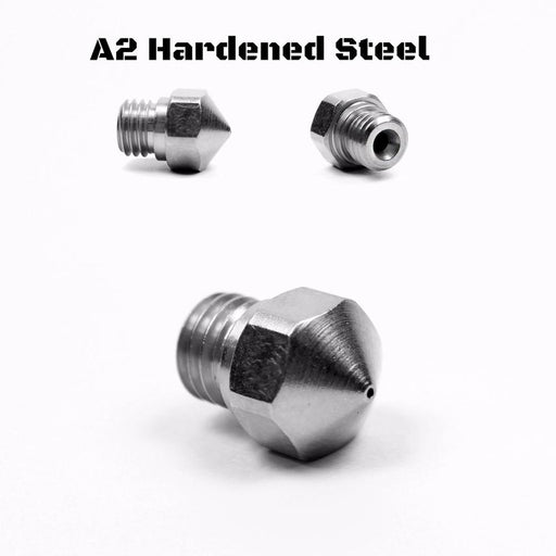 Micro Swiss A2 Hardened Steel Nozzle for MK10 All Metal Hotend Kit