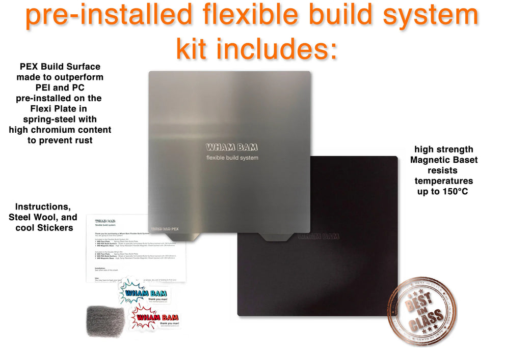 330 x 330 - Flexible Build System with Pre-Installed PEX Build Surface