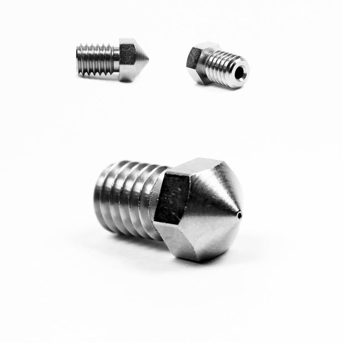 Micro Swiss Plated Wear Resistant Nozzle RepRap - M6 Thread 1.75mm Filament (E3D V5-V6, Prusa i3 MK2, Creality CR-10)